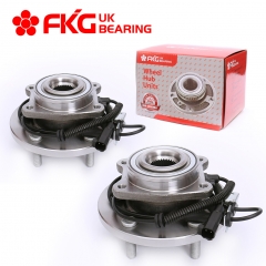 FKG 513273 Front Wheel Bearing Hub Assembly fit for 2008-2016 Chrysler Town & Country, 2008-2016 Dodge Grand Caravan, 2019-2014 VW Routan, 5 Lugs W/ABS Set of 2