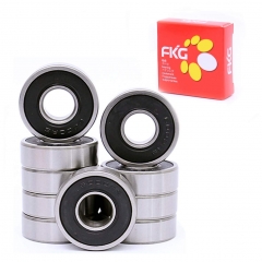 FKG 6000-2RS 10x26x8mm Deep Groove Ball Bearing Double Rubber Seal Bearings Pre-Lubricated 10 Pcs