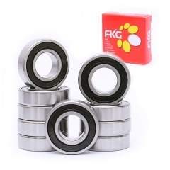 FKG 6004-2RS 20x42x12mm Deep Groove Ball Bearing Double Rubber Seal Bearings Pre-Lubricated 10 Pcs