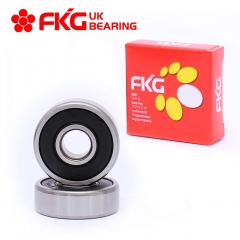FKG 6301-2RS 12x37x12mm Deep Groove Ball Bearing Double Rubber Seal Bearings Pre-Lubricated 2 Pcs