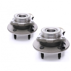 FKG 515029 (4WD Only) Front Wheel Bearing Hub Assembly fit for 2000-2003 Ford F-150, 2004 Ford F-150 Heritage, 5 Lugs W/ABS Set of 2